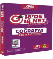 Tasarı Yayınları KPSS Coğrafya 18 de 18 Net Garanti Soru Bankası