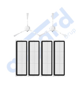 Dreame L10 S PRO, L10S PRO GEN 2, L10S PLUS Uyumlu 2 Yan Fırça 4 Filtre PKT-iasgf0000305