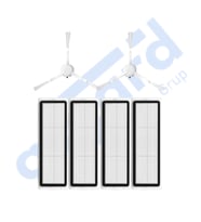 Dreame L10 S PRO, L10S PRO GEN 2, L10S PLUS Uyumlu 2 Yan Fırça 4 Filtre PKT-iasgf0000305