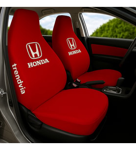 Honda Oto Koltuk Kılıfı Seti – Penye Kumaş Ön ve Arka Servis Kılıfı Takımı (Kırmızı)