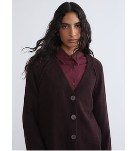 LCW Modest Bordo Hırka