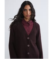LCW Modest Bordo Hırka