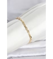 CM 14K Gold Renk Zincir Model Kadın Bileklik TJ-BB8289