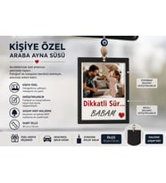 KİŞİYE ÖZEL ARABA AYNA SÜSÜ