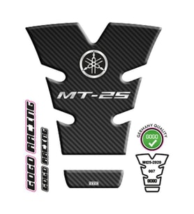 Yamaha Mt25 2020 - 2024 Uyumlu Tank Pad 007