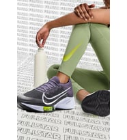 Nike Air Zoom Tempo Next % Flyknit Running Shoes Kadın Koşu Ayakkabısı Siyah Mor