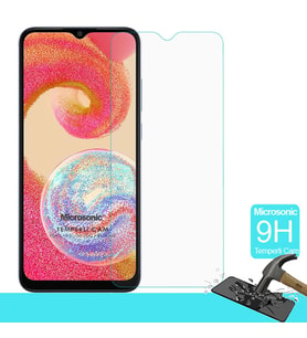 Microsonic Samsung Galaxy A04e Tempered Glass Cam Ekran Koruyucu (Renksiz)