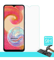 Microsonic Samsung Galaxy A04e Tempered Glass Cam Ekran Koruyucu (Renksiz)
