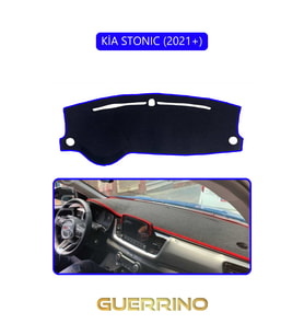 KİA STONIC 2021+TORPİDO KORUMA HALISI MAVİ KENAR