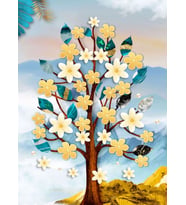 Nova Puzzle 1000 Parça Altın Sarısı Ağaç Puzzle