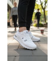 Enoch File Detaylı Hafif Taban Bağcıklı Erkek Sneaker Spor Ayakkabı