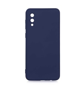 Samsung Galaxy A02 Kılıf Orj Lansman Serisi Pürüzsüz Esnek Kadife İç Kısım (Lacivert)