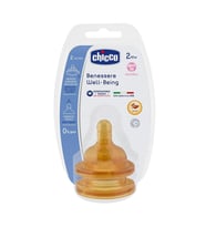 Chicco Chicco Biberon Emziği 2 ay+Akış Ayarlı 2li kauçuk