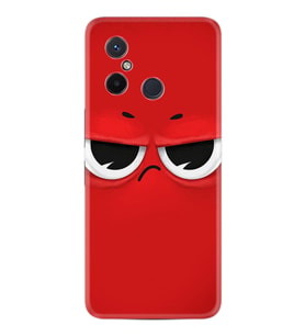 Xiaomi Redmi 12c Kılıf Resimli Desenli Silikon Platinium Series Red 1829
