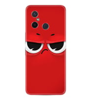 Xiaomi Redmi 12c Kılıf Resimli Desenli Silikon Platinium Series Red 1829