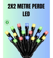 Su Geçirmez Pil Çalışan Led Perde Işık - İç Ve Dış Mekan