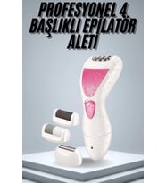 Epilatör Cihazı Epilasyon Aleti Çoklu Başlık Seçeneği Ayak Törpüsü