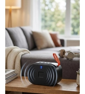 Northcity Kablosuz Bluetooth Hoparlör - Taşınabilir Ses Sistemi, USB TF Kart Destekli ve Telefon Standı Özellikli