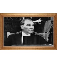 ALTIN ÇERÇEVELİ PASPARTULU TABLO CR271