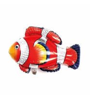 Pazariz Folyo Balon Doğum Günü Balonu Parti Balonu 90 x 71 CM Turuncu balık