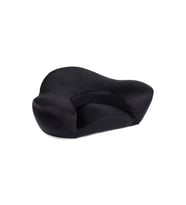 Ergonomik Yoga / Vücut Destek Minderi Kadife Kumaş (Siyah)