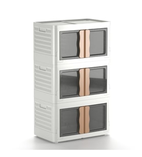 broloys Hi-box Katlanabilir, 3 Katlı Istiflenebilir Saklama Kutusu – Dayanıklı & Çok Amaçlı Organizer