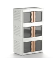 broloys Hi-box Katlanabilir, 3 Katlı Istiflenebilir Saklama Kutusu – Dayanıklı & Çok Amaçlı Organizer