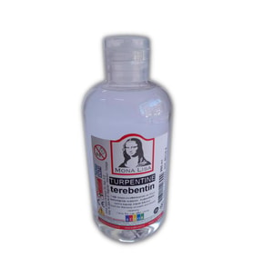 Terebentin Kokusuz ve Yağlı Boya İnceltici 250 ml 1 Adet Mona Lisa Terebentin Fırça Temizleme Kokusuz ve Yağlı Boya İnceltici (Renksiz)