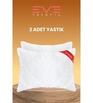 Eve Tekstil - 2 Adet Diamond Plus Kapitone Yastık 50x70 Cm 800 gr