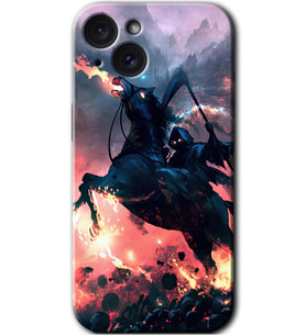 İphone 15 Kılıf HD Desen Baskılı Kılıf - Bloodhorne