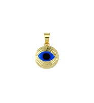 Altın Evil Eye Göz Kolye Ucu