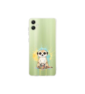Samsung Galaxy A05 ile Uyumlu Splash Mirket Tasarımlı Şeffaf Silikon Kılıf