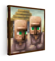 Kanvas Tablo Humble Piksel Minecraft Tablosu Ev Ofis Salon Duvar Dekoru