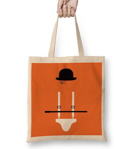 A Clockwork Orange Droog Movie Silhouette Bez Çanta Uzun Saplı