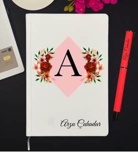 İş Arkadaşına Hediye, Anneye Hediye, Sevgiliye Hediye Kişiye Özel Defter Hediye Seti