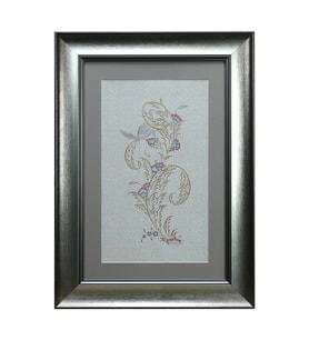 e38 EL İŞÇİLİĞİ KUŞLU SAZYOLU TABLO - 40*56 CM - 6543