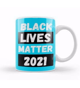 Black Lives Matter 2021 Kupa Bardak Porselen