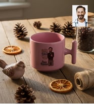 Kişiye Özel Karikatürlü Best Dad Ever Babaya Hediye T Pastel Kupa Babalar Günü Hediyesi