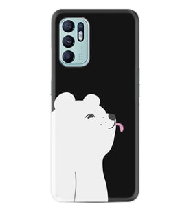 Oppo Reno 6 Kılıf Silikon Desen Özel Seri Panda Sevimli 1738