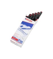 Edding Asetat Kalemi Permanent B Seri 1-3 MM Kırmızı (10 Lu Paket)