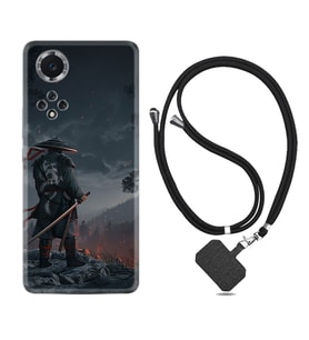 Huawei Nova Y70 Y90 Nova 9 SE  Kılıf Boyun Askılı Silikon Warrior 1653