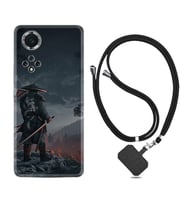 Huawei Nova Y70 Y90 Nova 9 SE  Kılıf Boyun Askılı Silikon Warrior 1653