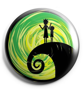 Rick and Morty v1 İğneli Rozet