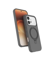 Lexroo Honor 600 5G Kılıf M-safe Şarj Özellikli Standlı Samara Kılıf - Titanyum-Gri