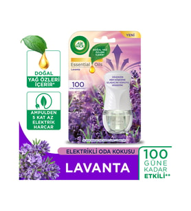 Air Wick Elektrikli Kit Oda Kokusu Lavanta ( 1 Adet Cihaz + 1 Adet Yedek Şişe )