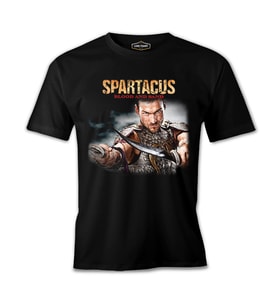 Spartacus - Blood and Sand Siyah Erkek Tshirt