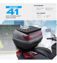 WOGEN 41 LİTRE BASİC MOTOSİKLET ÇANTASI - NARDO GRİ- 1405 003