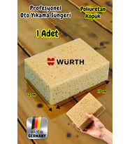 Technow Würth 17x12x6cm Made in Germany Otomobil Oto Yıkama Parlatma Süngeri