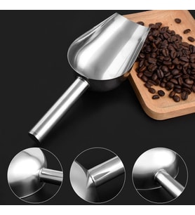 Çelik 13 cm Baharat Kuruyemiş Bakliyat Erzak Küreği cin794