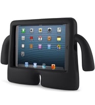 İPAD 5 6 Air AİR2 9.7 Tam Uyumlu Silikon Çocuk Tablet Kılıf (Siyah)